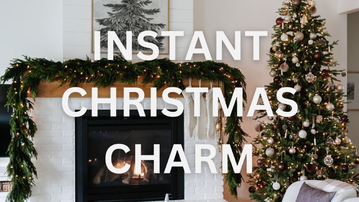 How to Decorate a Christmas Mantel With Lush Garlands